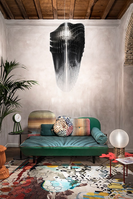 Slamp - Avia Suspension Lamp - Large - Black