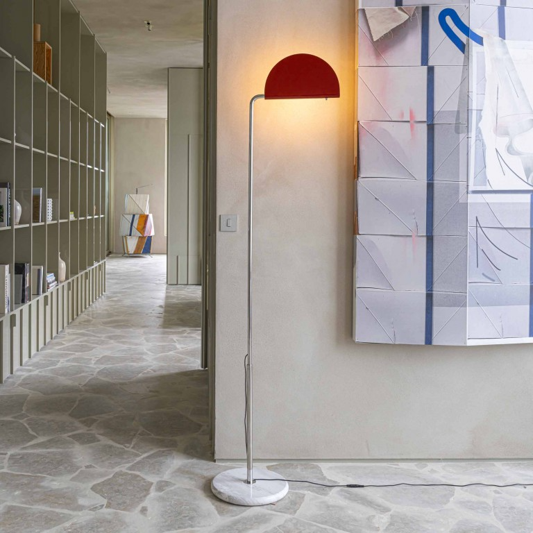 Dcw-Editions - Mezzaluna Floor Lamp - Red