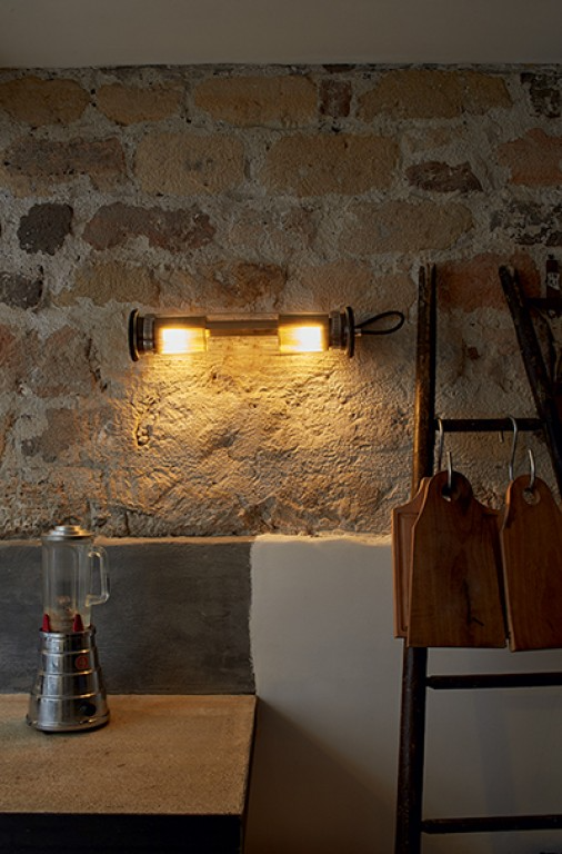 Dcw-Editions - In The Tube 100-500 Wall Lamp - Silver - Gold