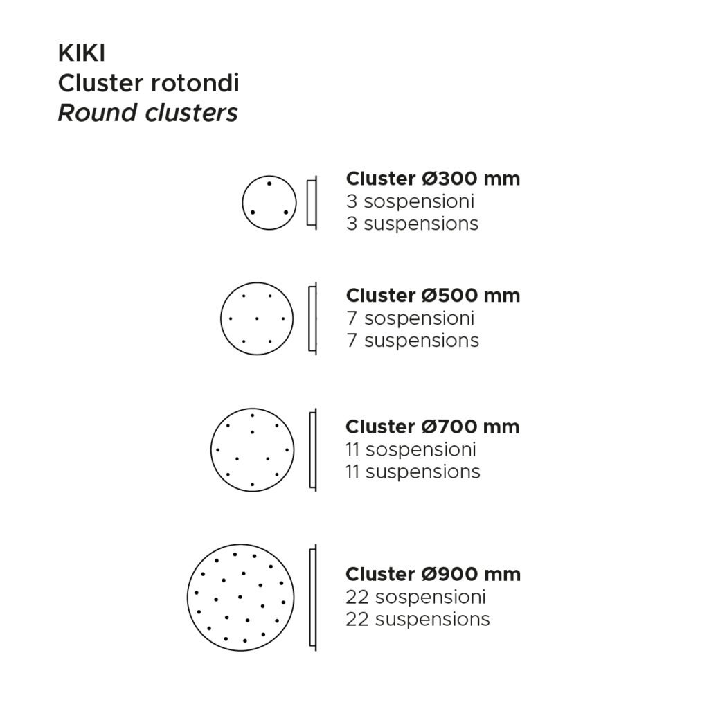 Contardi Lighting Kiki Suspension Light - L 2000 mm- Satin Golden Nickel - Satin Opal Glass