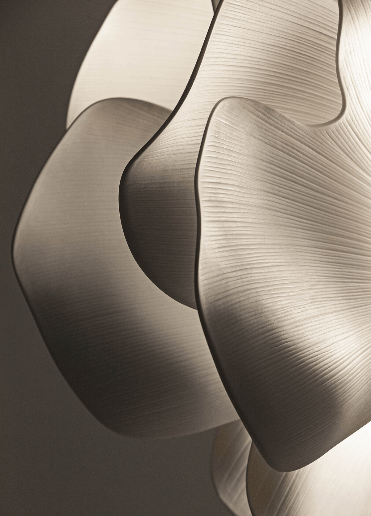 Lladró - Nightbloom Wall Sconce - White, elegant porcelain lighting design by Marcel Wanders.