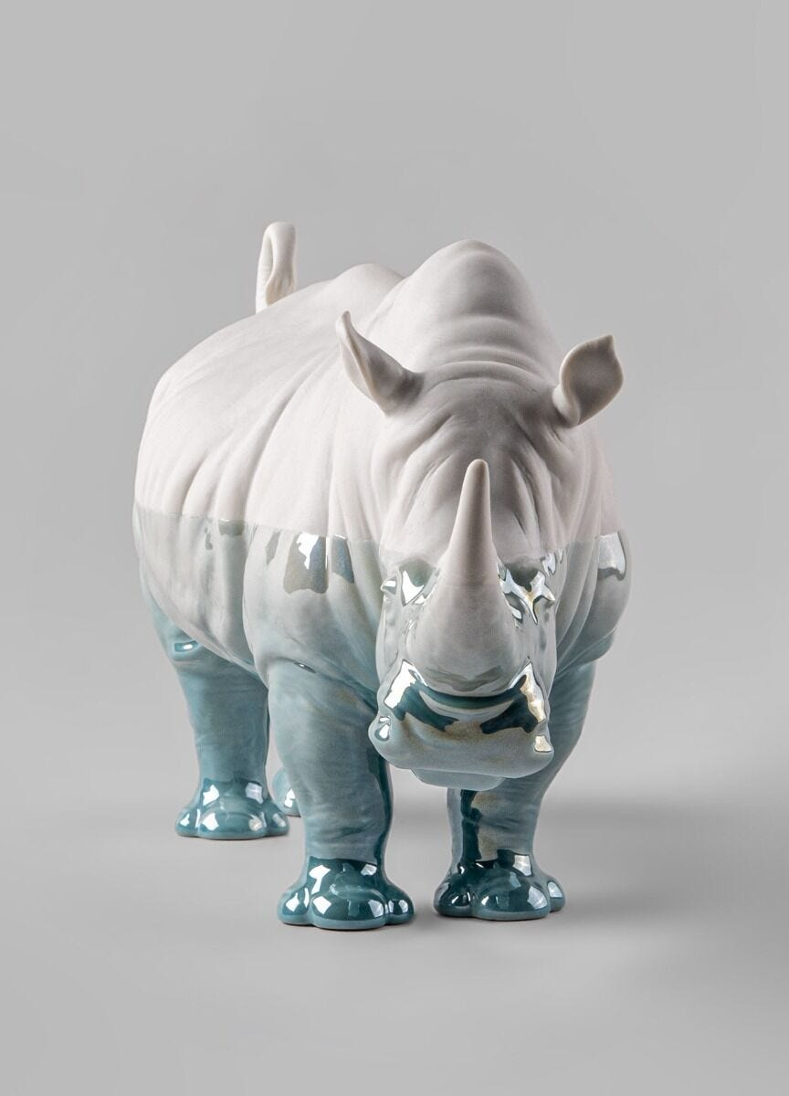 Lladró - Rhino - Underwater Sculpture