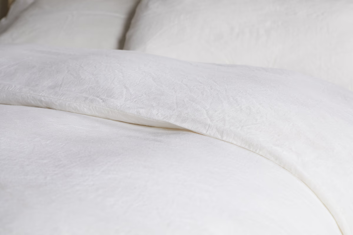 Nkuku - Cela Hemp & Cotton Duvet Cover - Natural - King