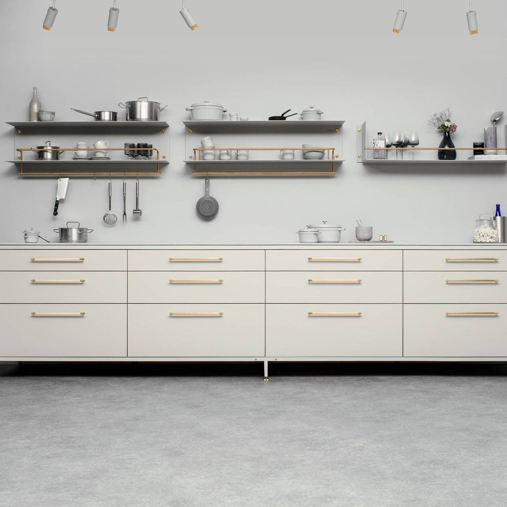 Buster & Punch - Kitchen Shelf Hanger - Without Logo - Stone - Gun Metal