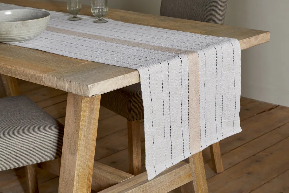 Nkuku - Buna Table Runner - Clay