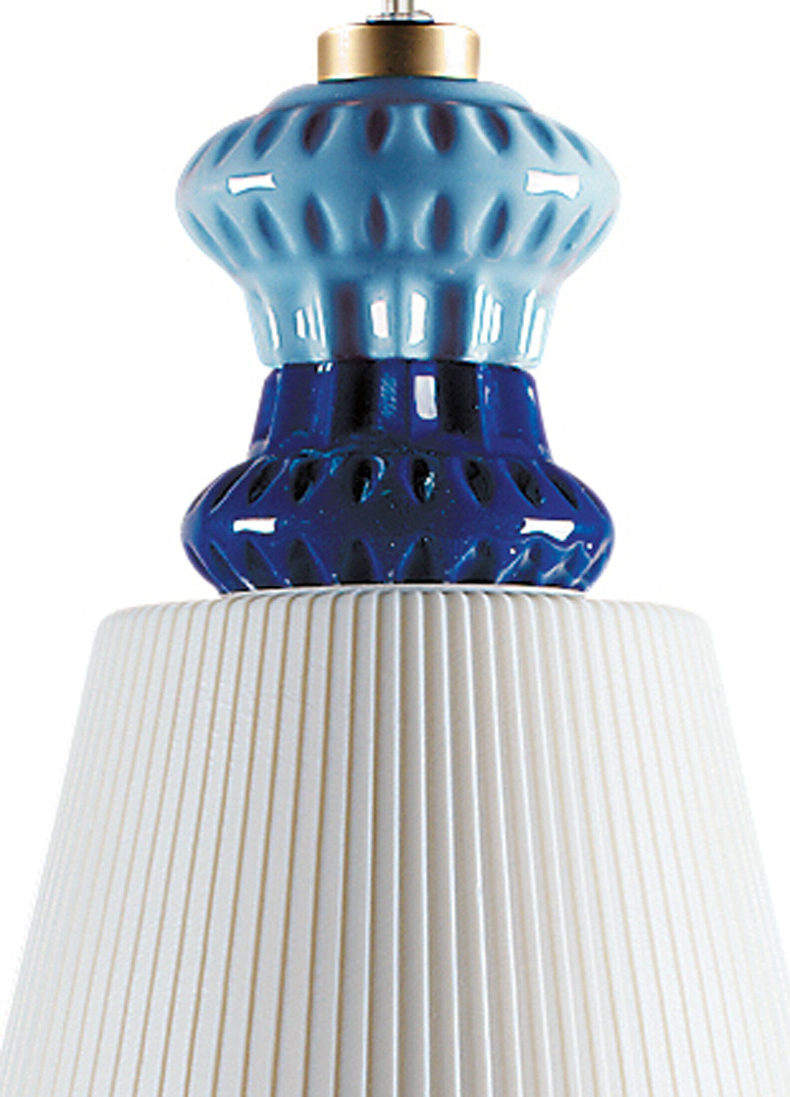 Lladró - Belle de Nuit Pendant Light with Lithophane and Tears - Multicolor