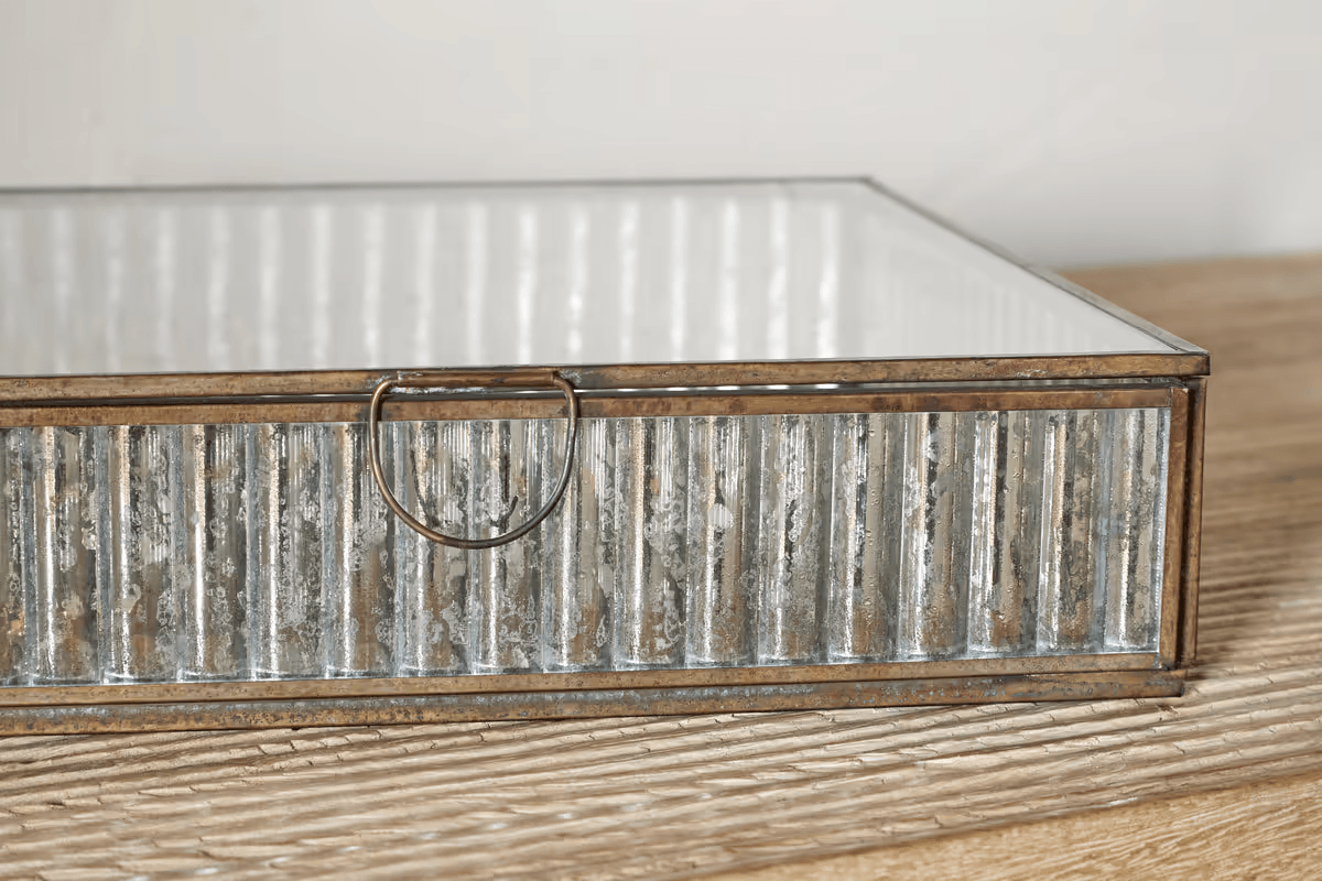 Nkuku - Malita Jewellery Box - Antique Brass