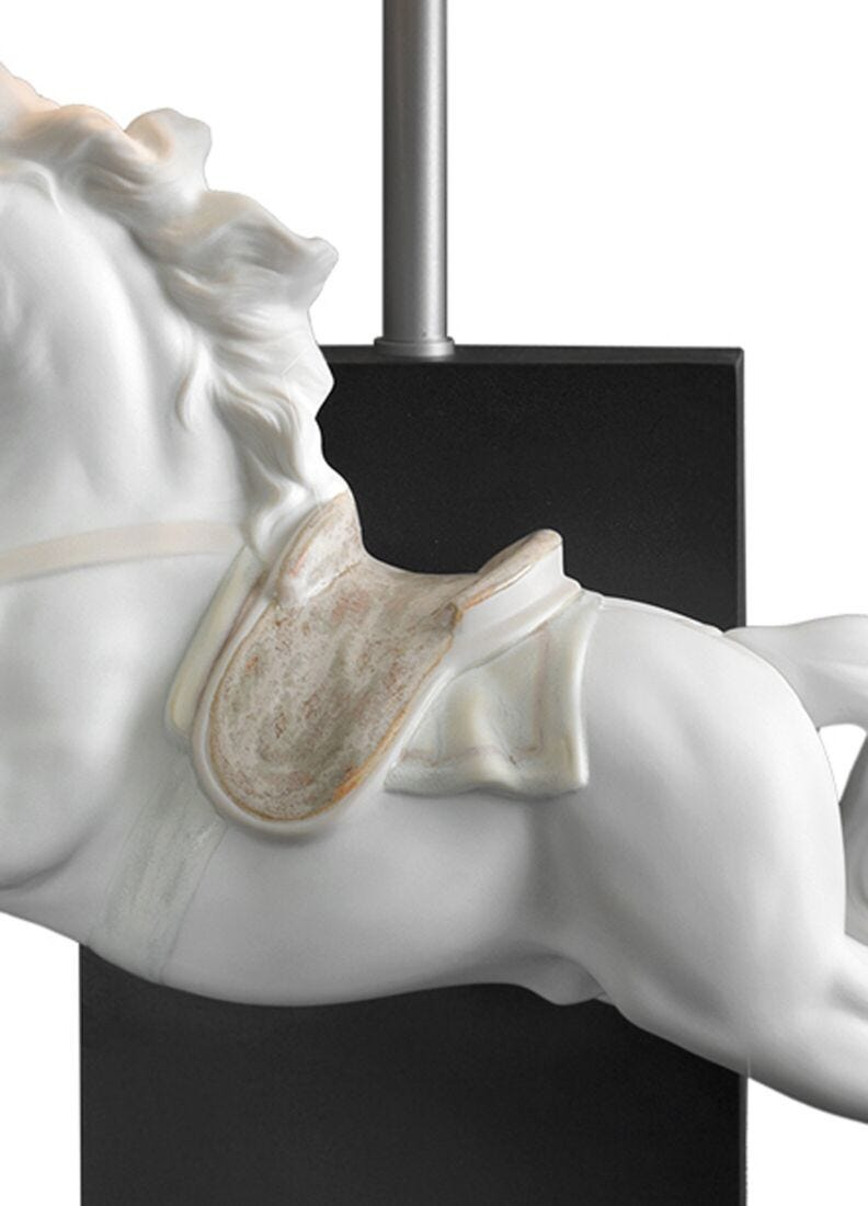Lladró - Horse on Courbette Table Lamp
