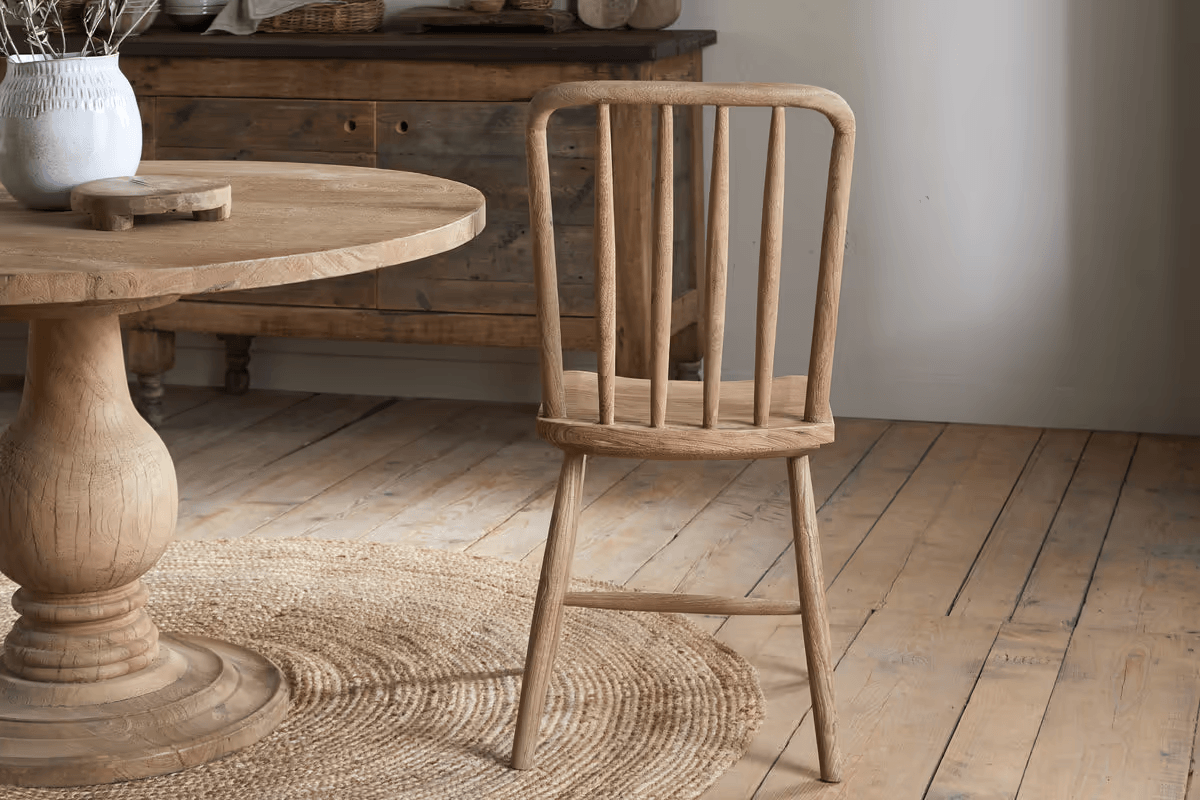 Nkuku - Om Mango Wood Dining Chair - Natural