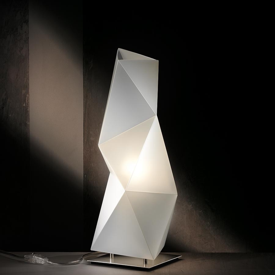 Slamp - Diamond Table Lamp - White