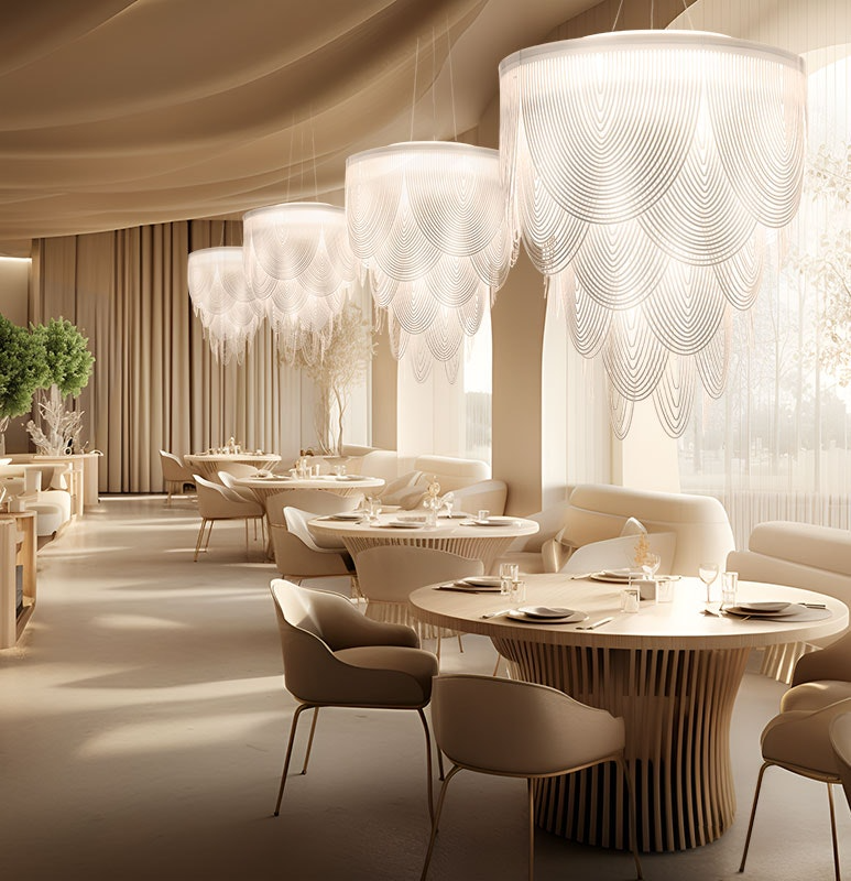 Slamp - Ceremony Suspension Lamp - White