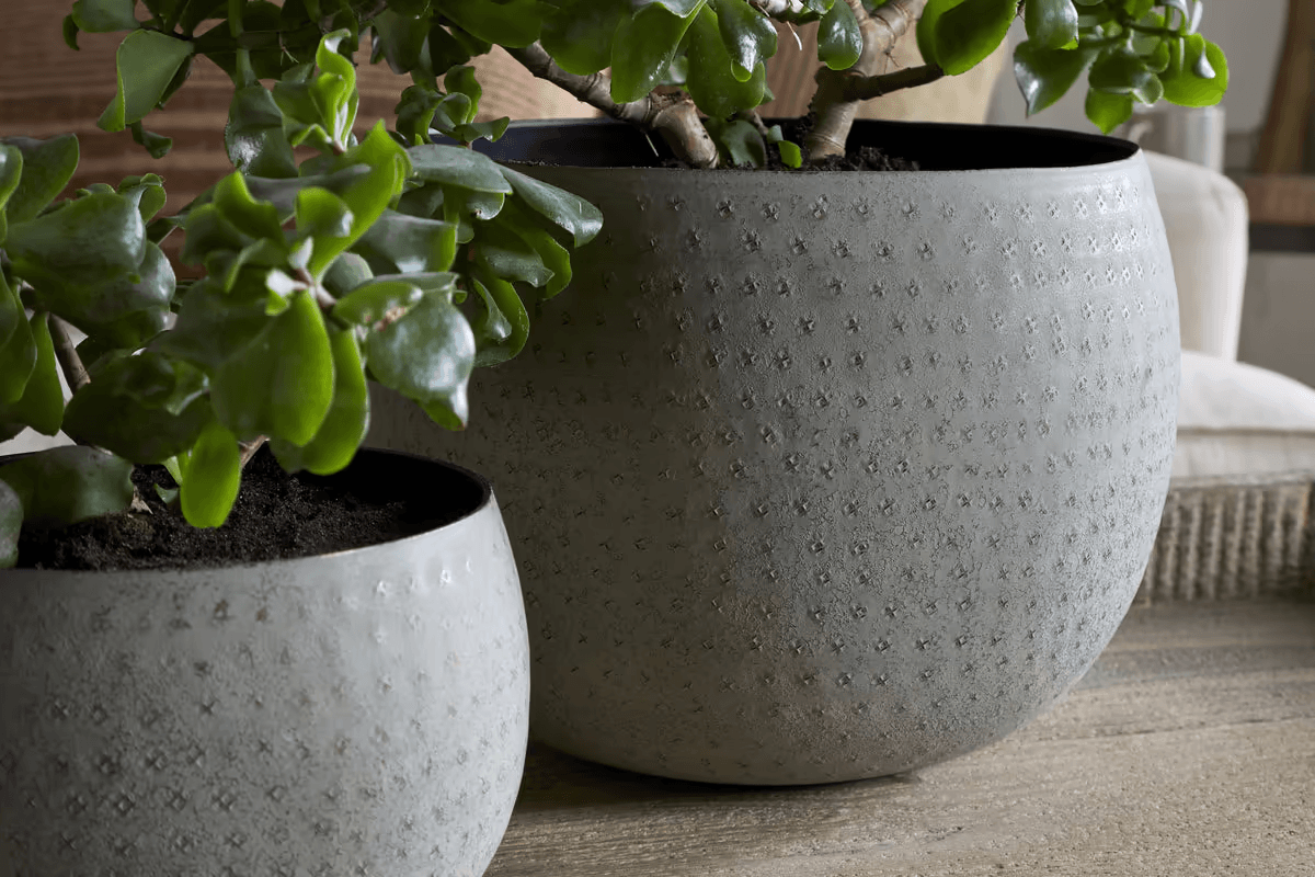 Nkuku - Laoko Planter - Olive Grey - Large