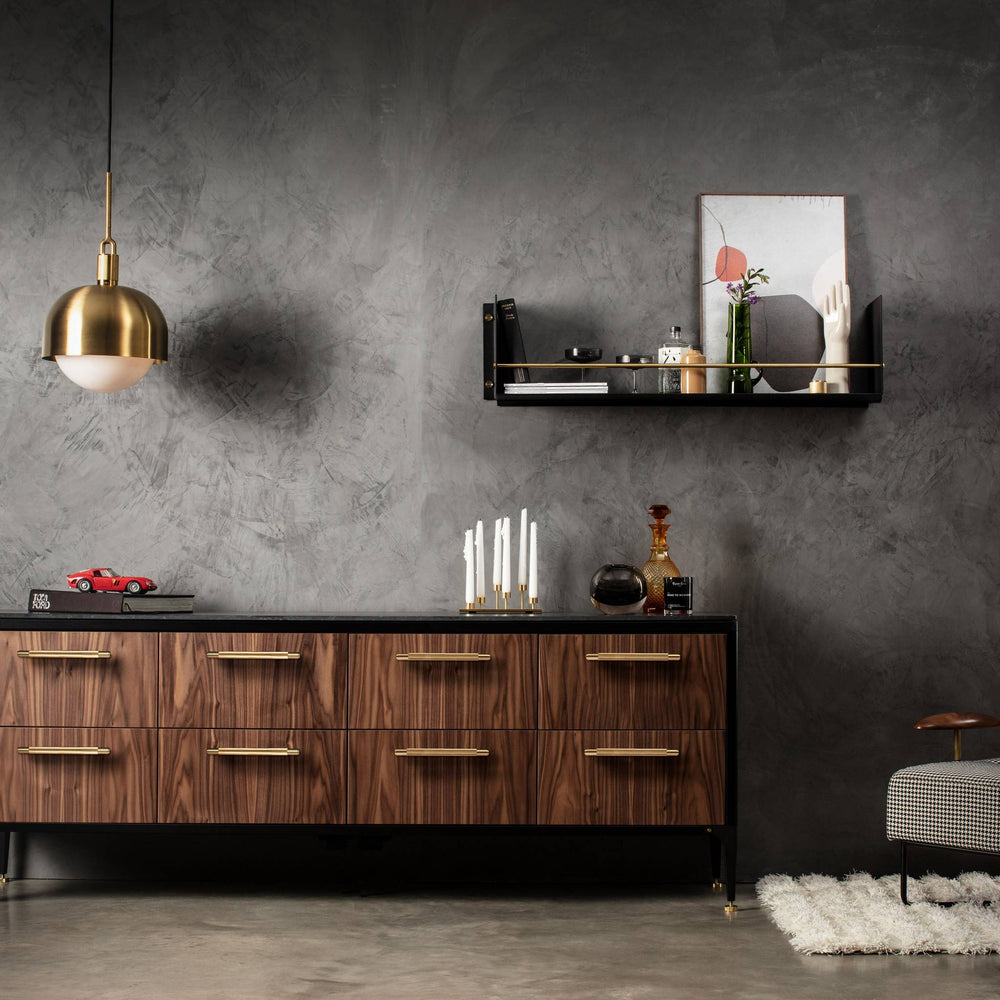 Buster & Punch - Kitchen Shelf Girder - Black - Brass