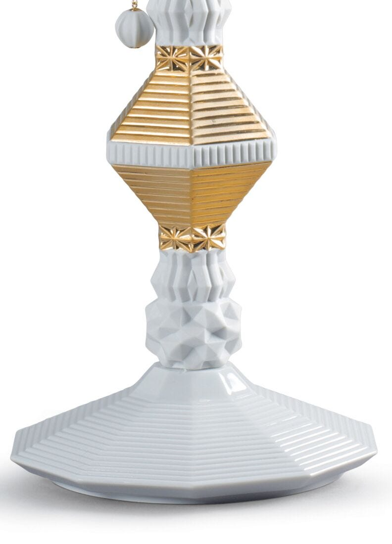 Lladró - Belle de Nuit Table lamp - Golden Luster