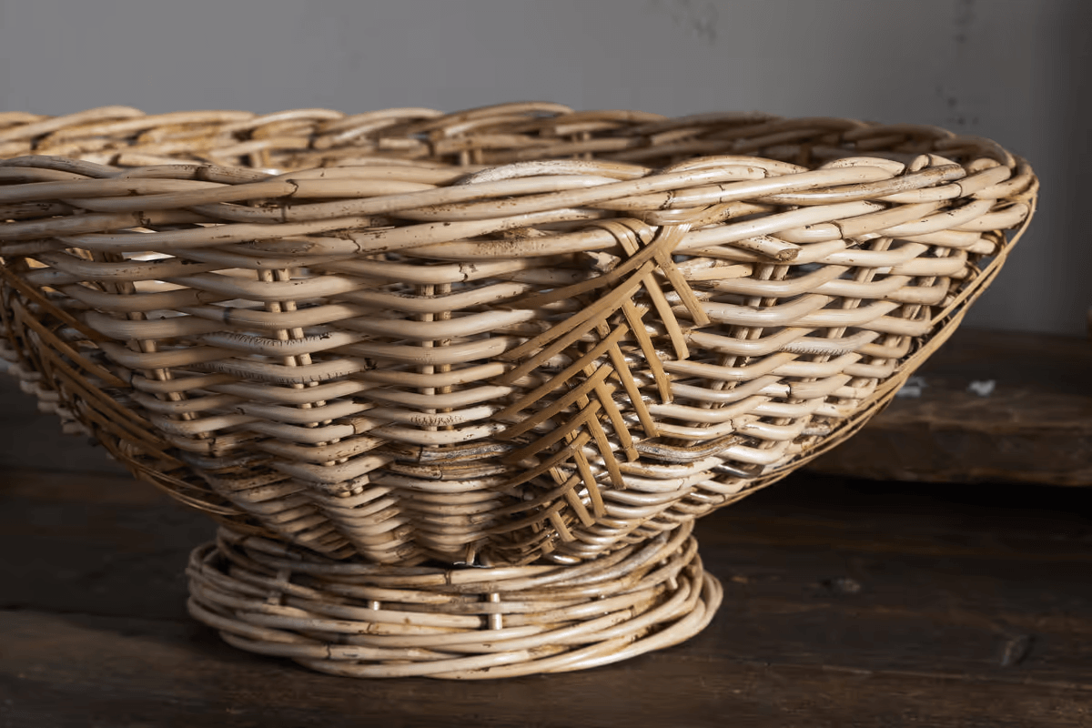 Nkuku - Bersama Rattan Fruit Bowl - Natural
