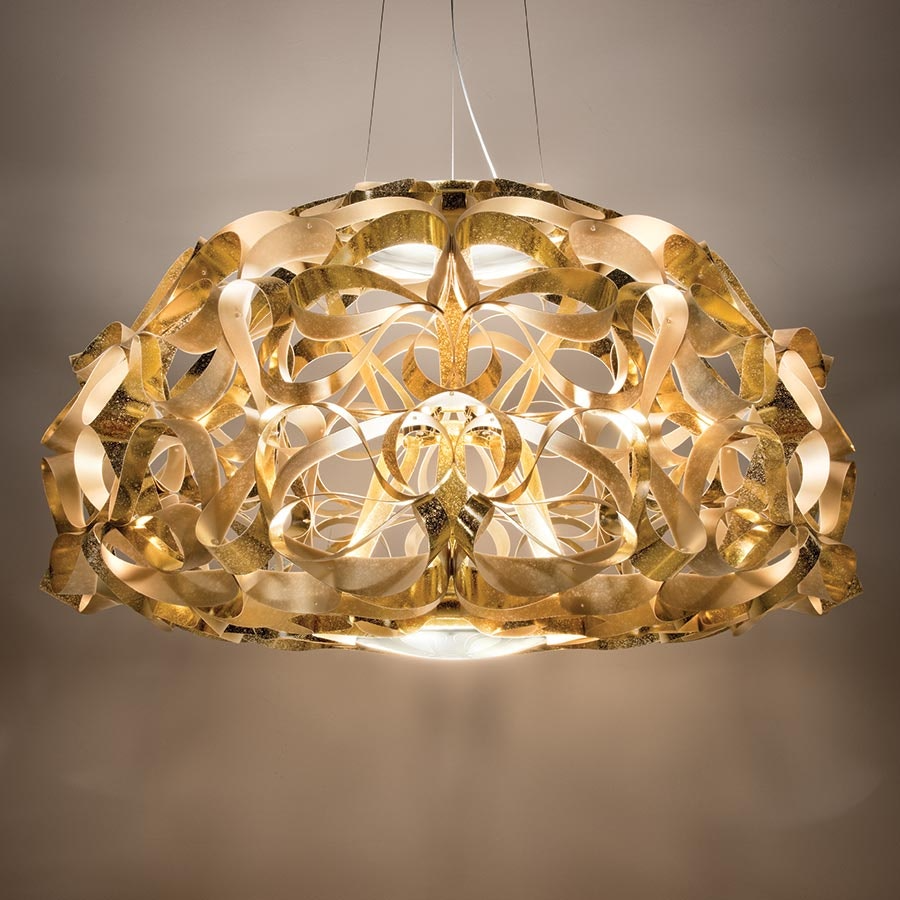 Slamp - Quantica Suspension Lamp - 120 - Gold