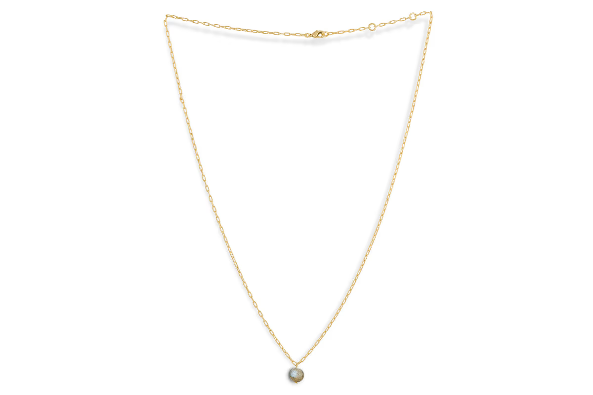 Nkuku - Marai Labradorite Necklace - Labradorite & Gold