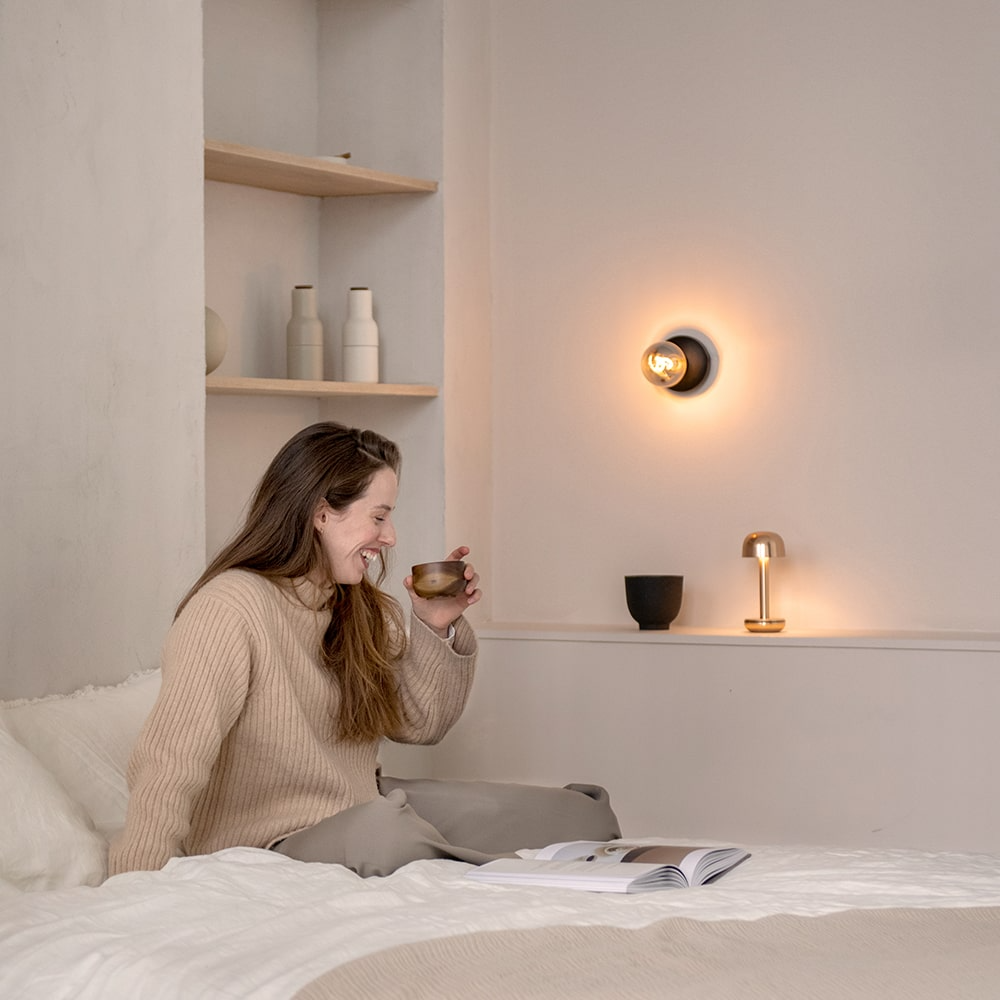 Humble Lights - Bee Wall Light Black Smoked
