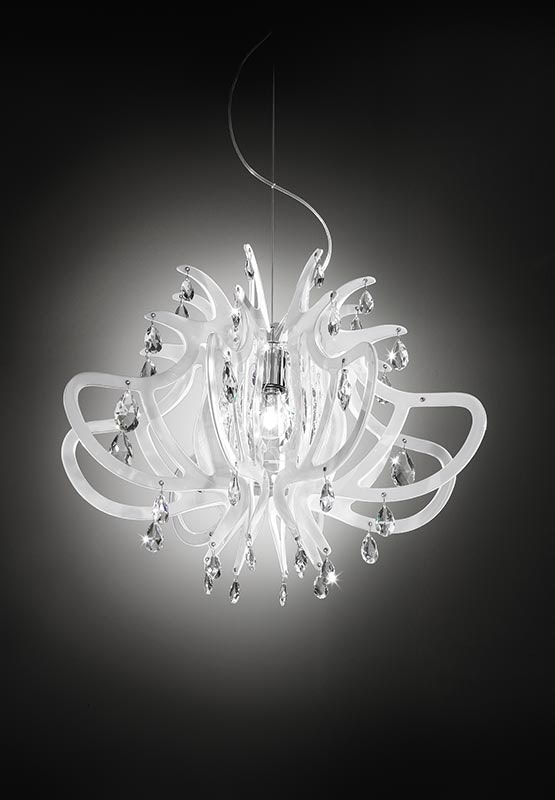 Slamp - Lillibet Suspension Lamp - White