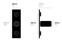 Buster & Punch - Furniture Knob Linear - Plate - Black