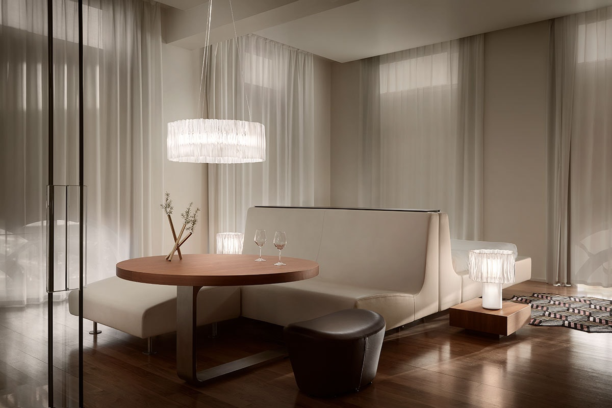 Slamp - Accordéon Suspension Lamp - White