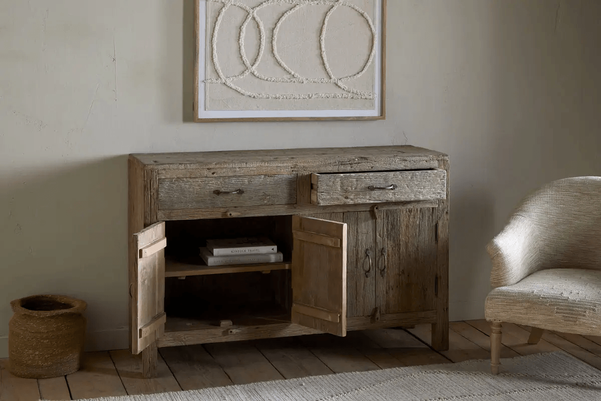 Nkuku - Ibo Reclaimed Wood Sideboard - Natural