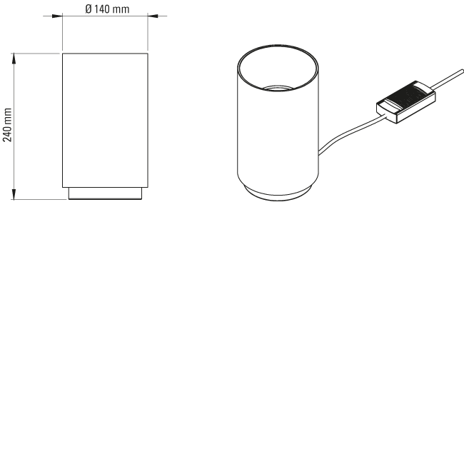 Dcw-Editions - Tobo Floor Lamp - White