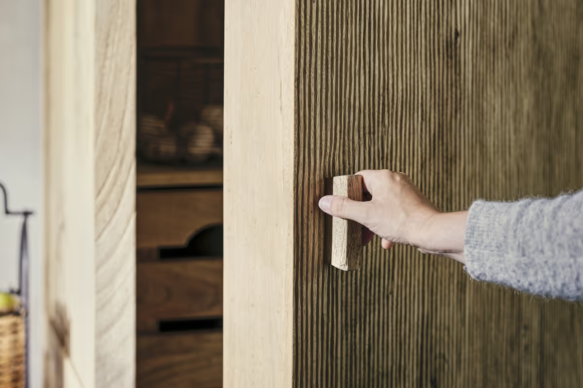 Nkuku - Vivan Grooved Pantry Cupboard - Natural