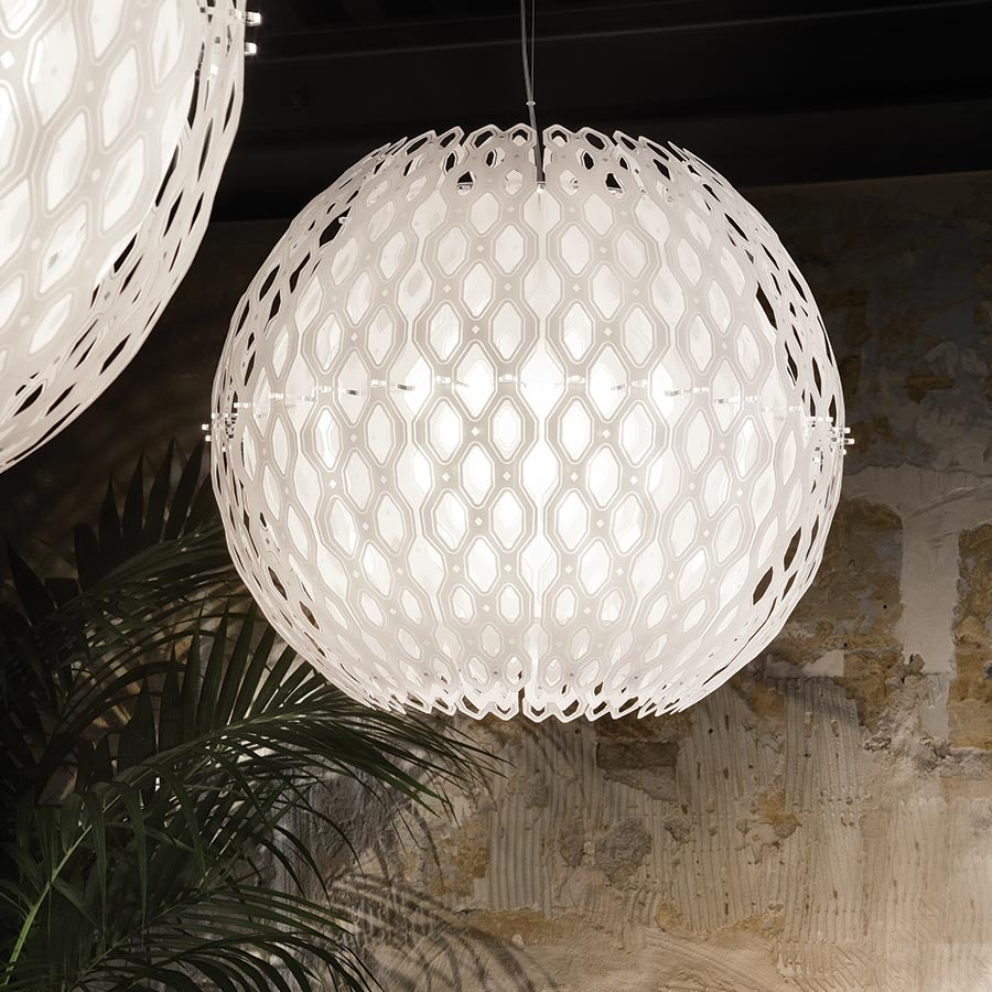Slamp - Charlotte Globe Suspension Lamp - White