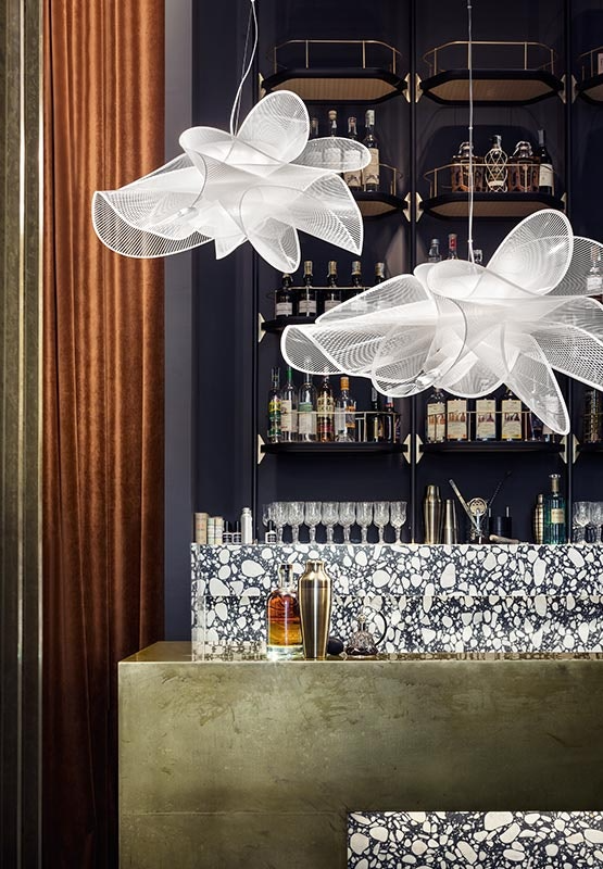 Slamp - La Belle Etoile Suspension Lamp - Small - White