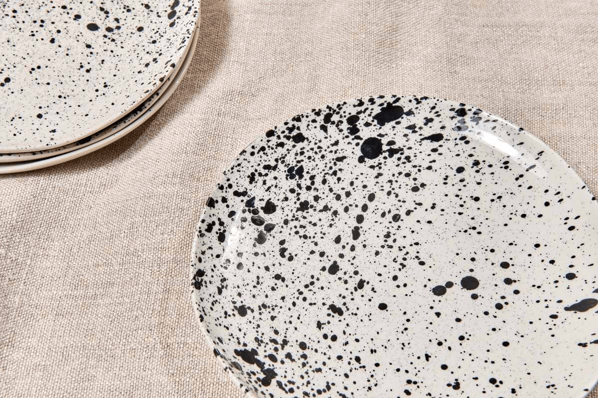 Nkuku - Ama Splatter Plate - Side Plate 19cm (dia)