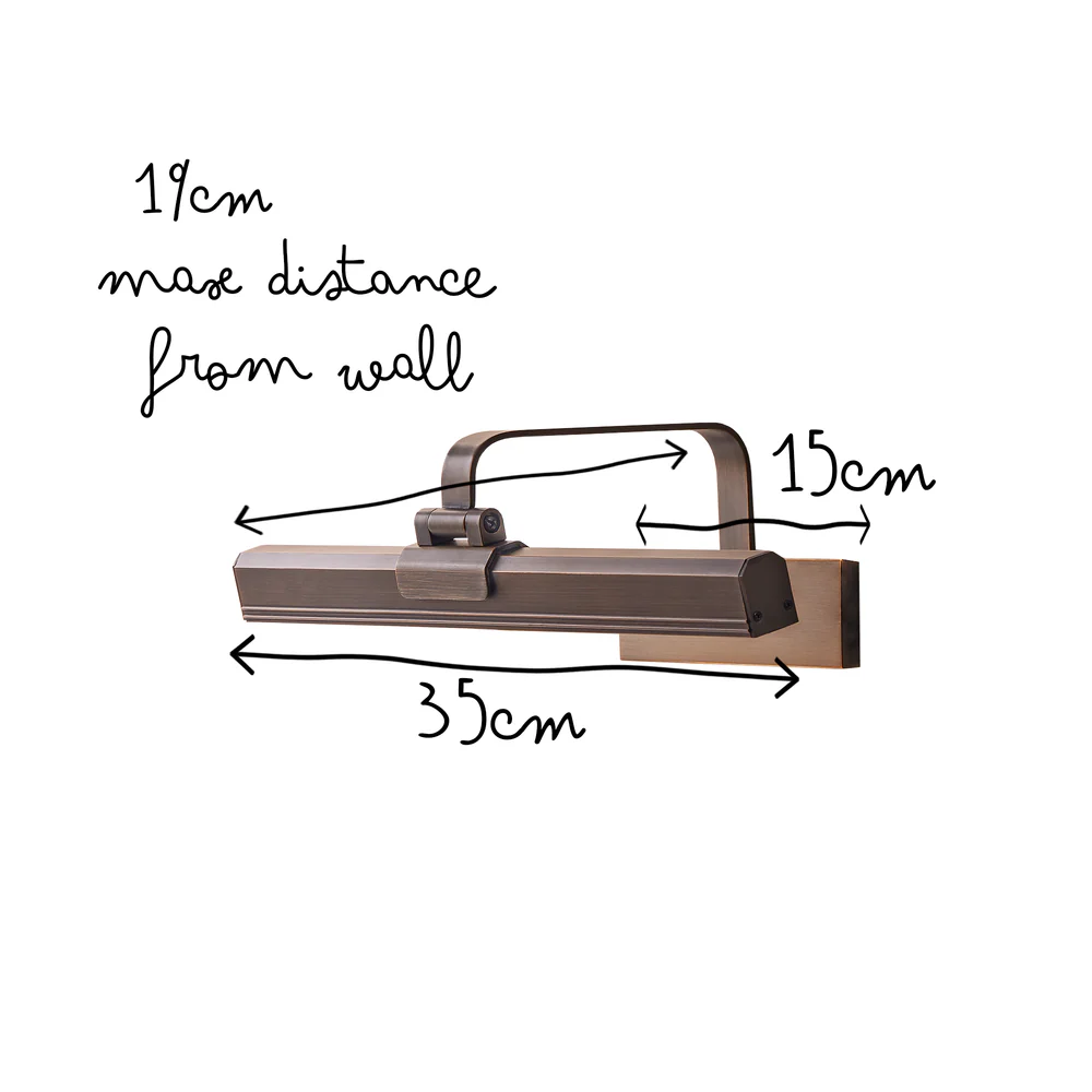 Pooky - Marcel Rechargeable Picture Light - Smaller - Bronze Finish
