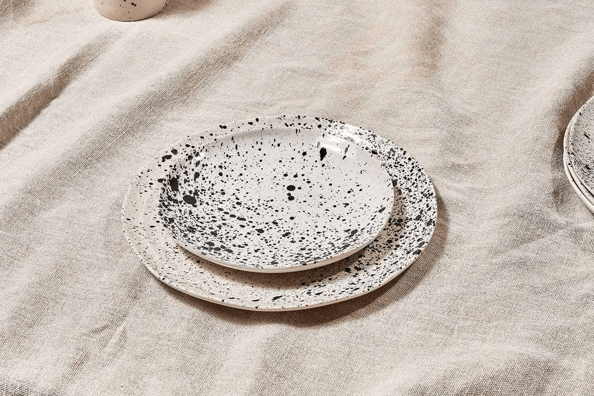 Nkuku - Ama Splatter Plate - Side Plate 19cm (dia)