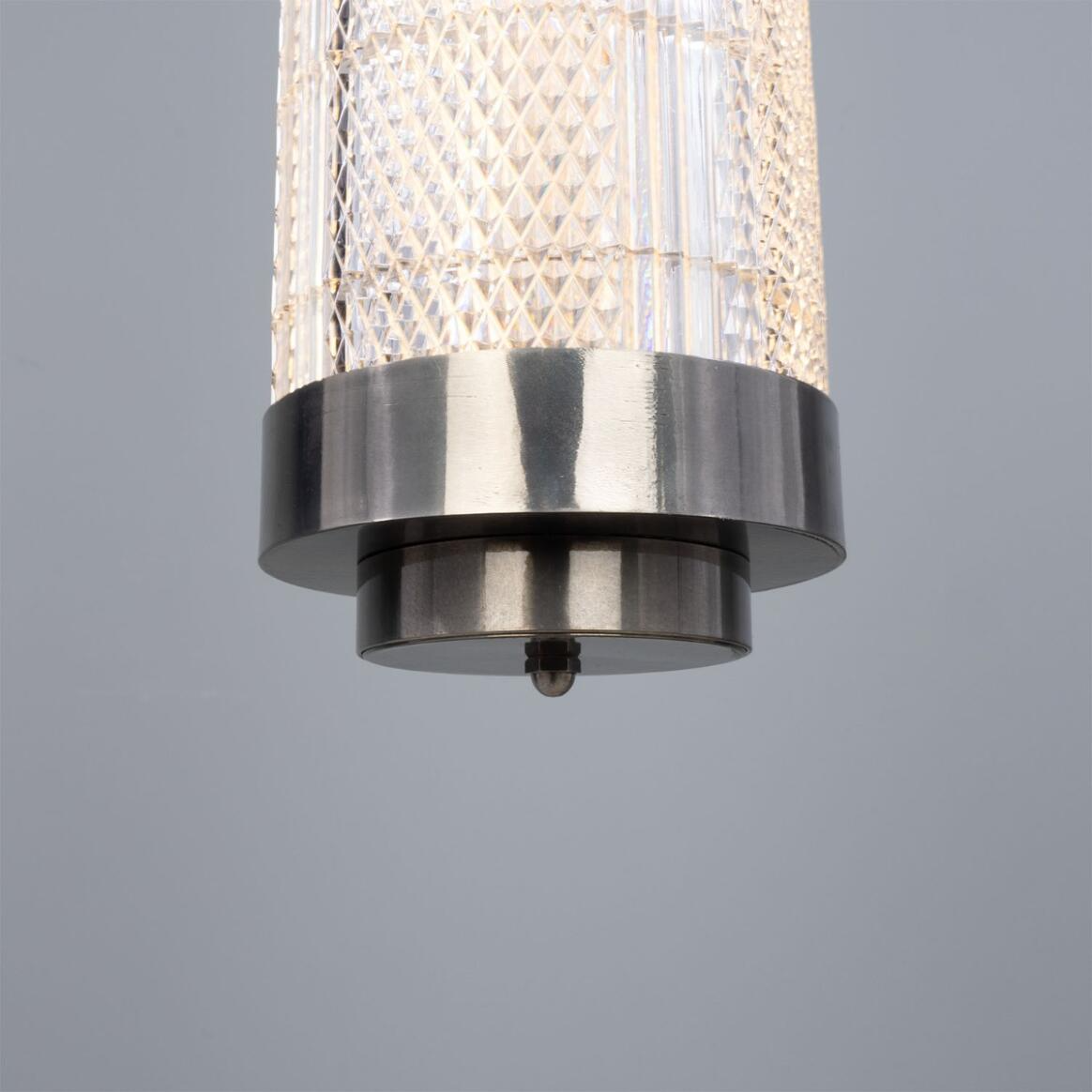 Mullan Ashford Neo-Victorian Vertical Linear Pendant Light 102cm IP20 - Antique Silver Finish