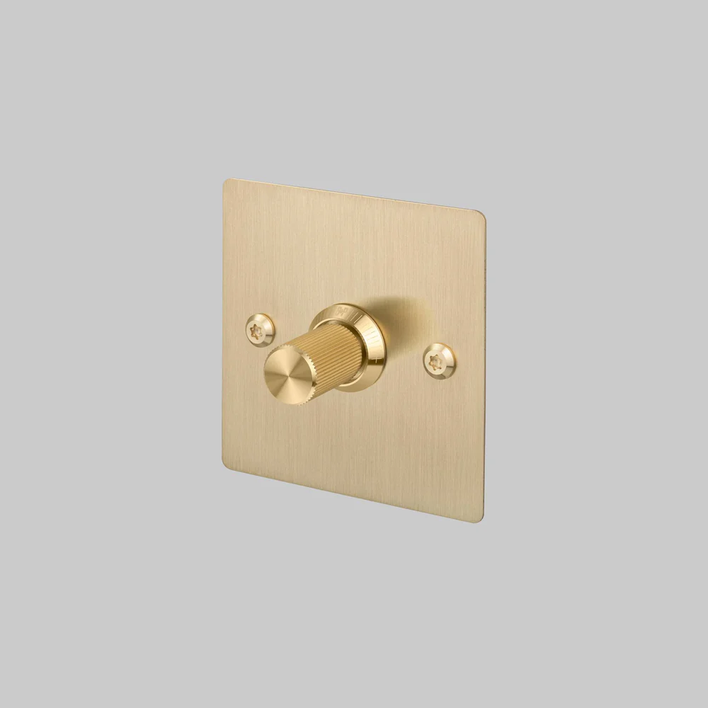 Buster & Punch - 1G Dimmer 120W Linear - Brass Finish