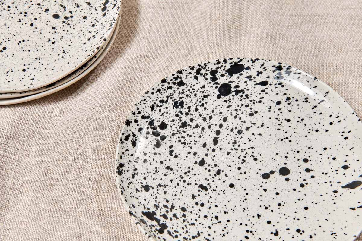 Nkuku - Ama Splatter Plate - Dinner Plate 25cm (dia)