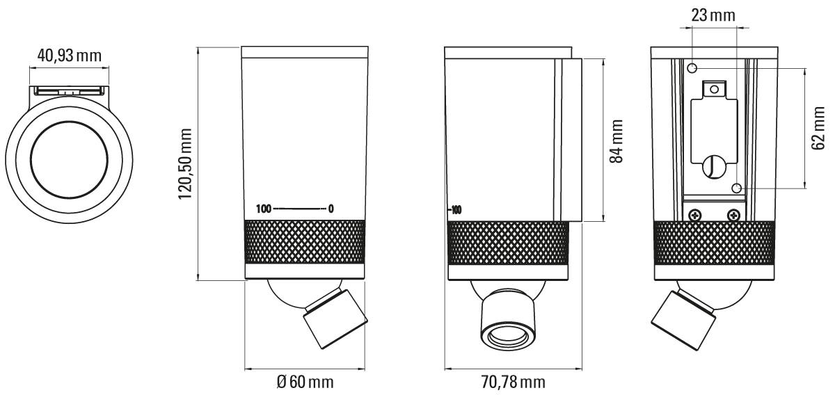 Dcw-Editions - Vision Omni Bedside Wall Lamp - Without Switch