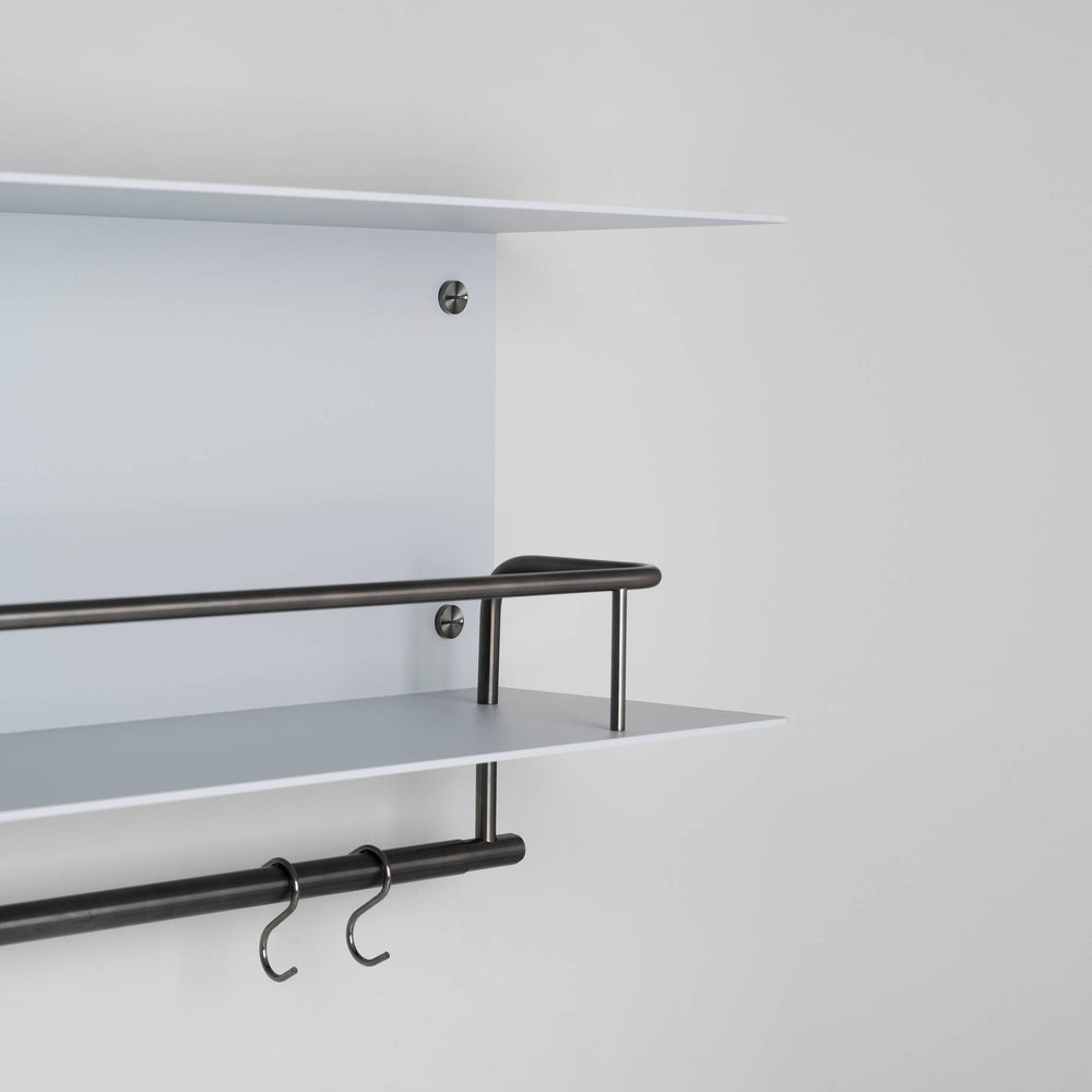 Buster & Punch - Kitchen Shelf Hanger - Without Logo - Stone - Gun Metal