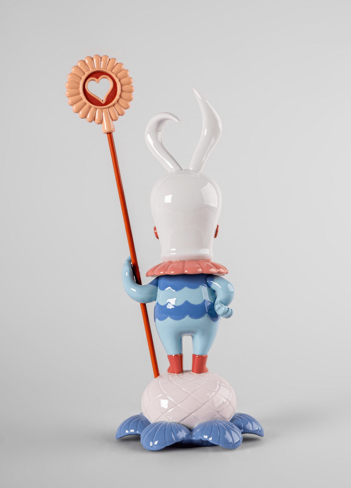 Lladró - Soul Rider Sculpture - Limited Edition, vibrant porcelain art piece featuring whimsical character.