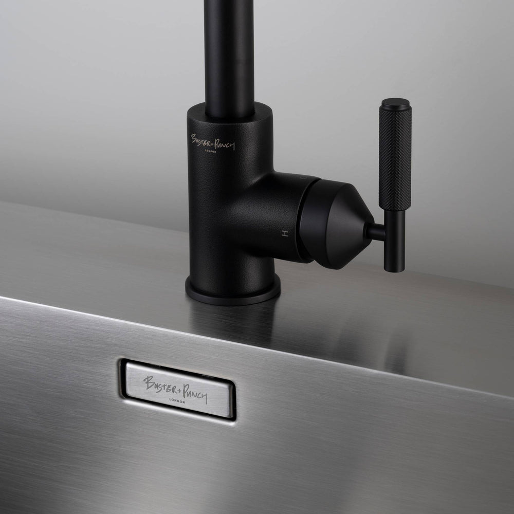 Buster & Punch - UK Kitchen Tap Cross - Mixer - Welder's Black