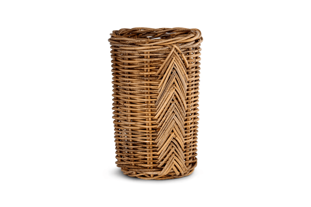 Nkuku - Bersama Rattan Utensil Holder - Natural