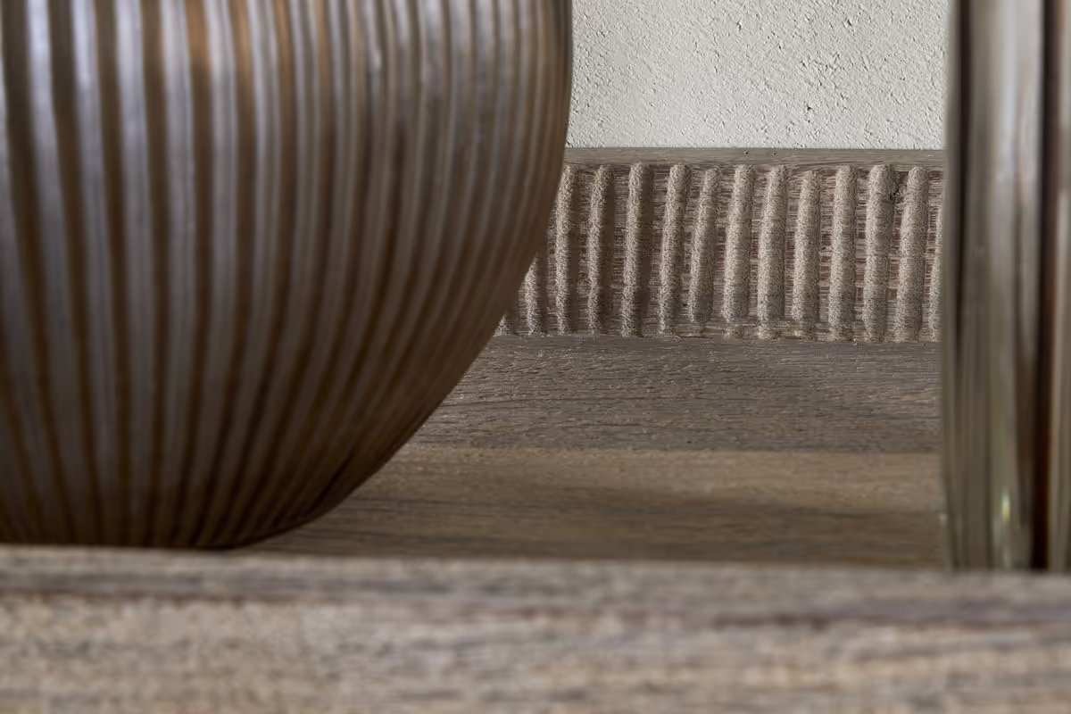 Nkuku - Nisha Reclaimed Wood & Iron Console Table - Natural