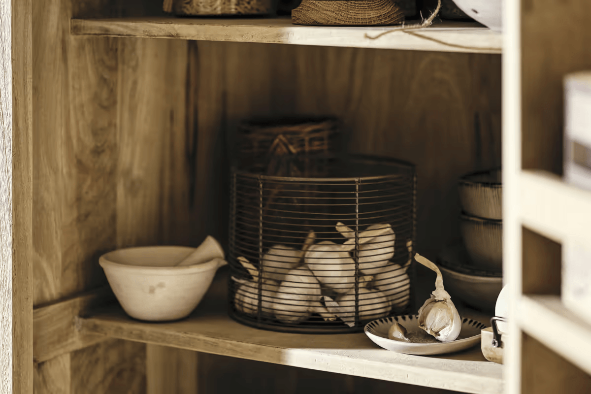 Nkuku - Vivan Grooved Pantry Cupboard - Natural
