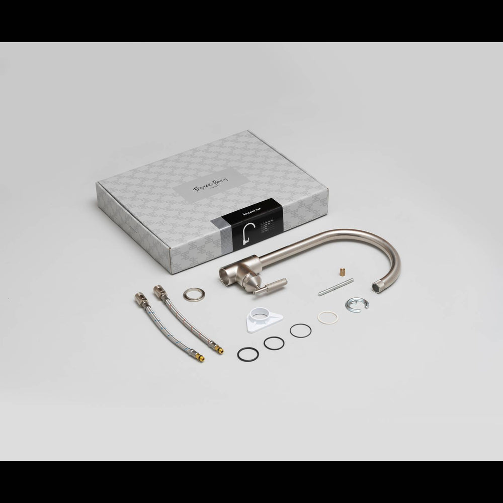 Buster & Punch - UK Kitchen Tap Cross - Mixer - Gun Metal