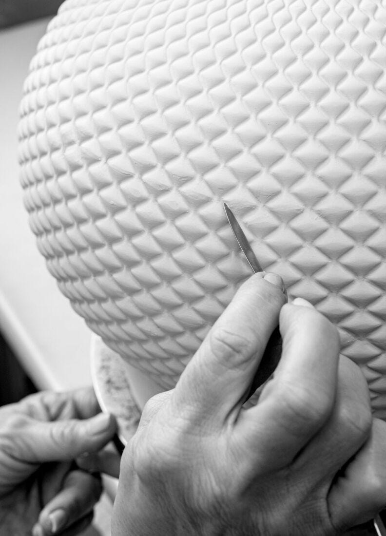 Lladró - Soft Blown Table lamp - Pink