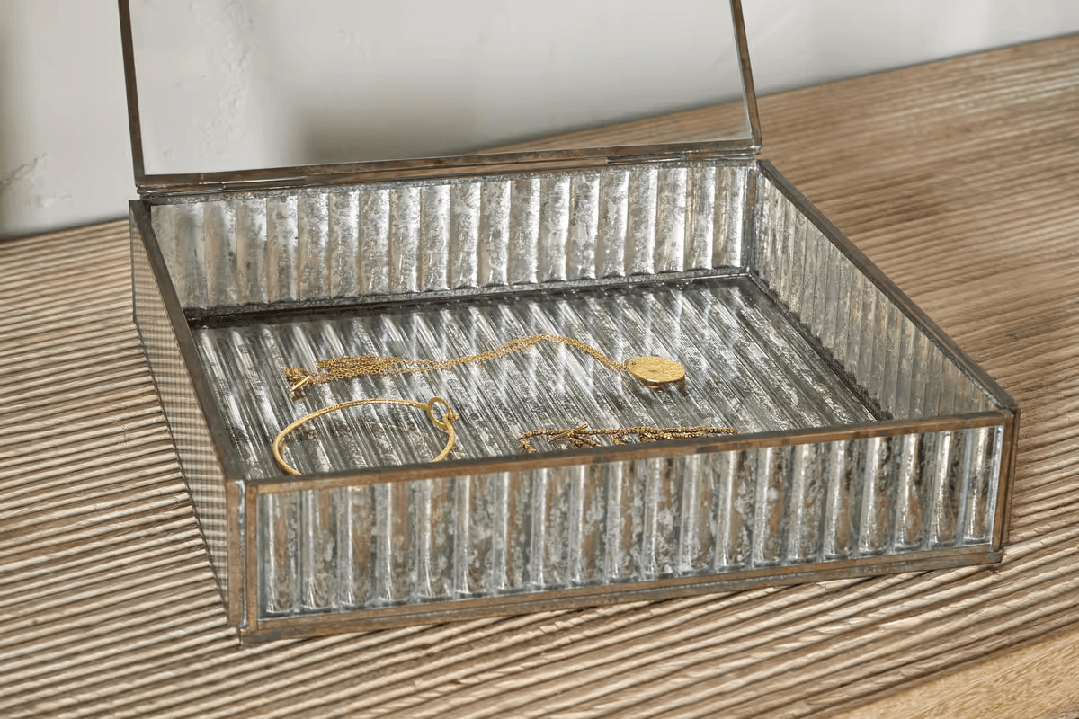 Nkuku - Malita Jewellery Box - Antique Brass