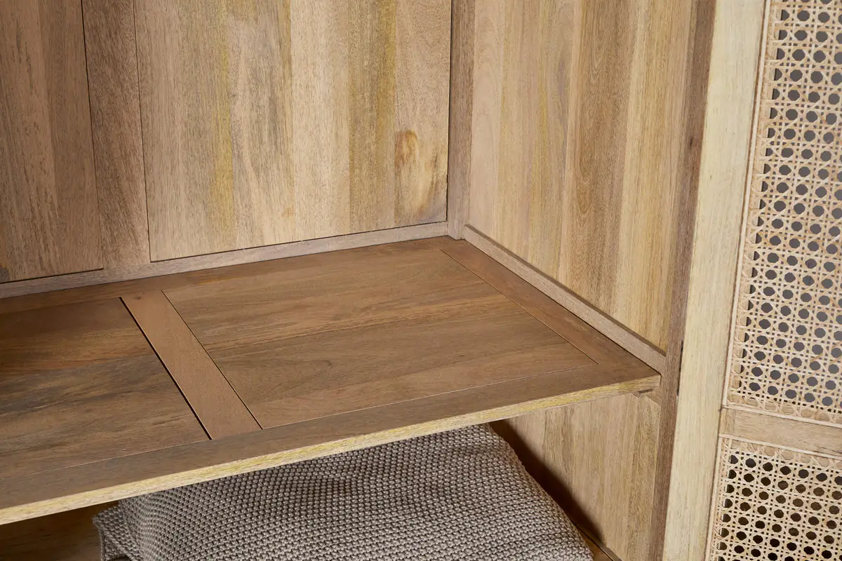 Nkuku - Kanz Mango Wood Wardobe - Natural