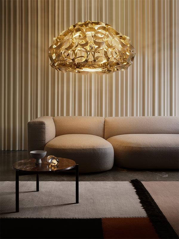 Slamp - Quantica Suspension Lamp - 120 - Gold