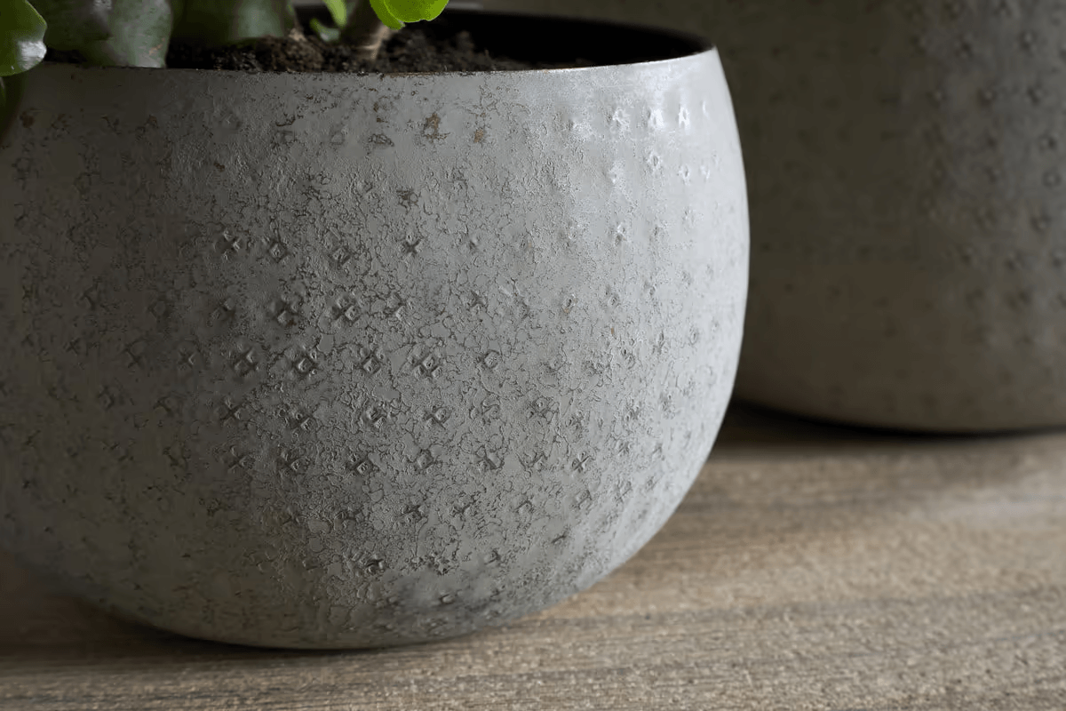 Nkuku - Laoko Planter - Olive Grey - Small