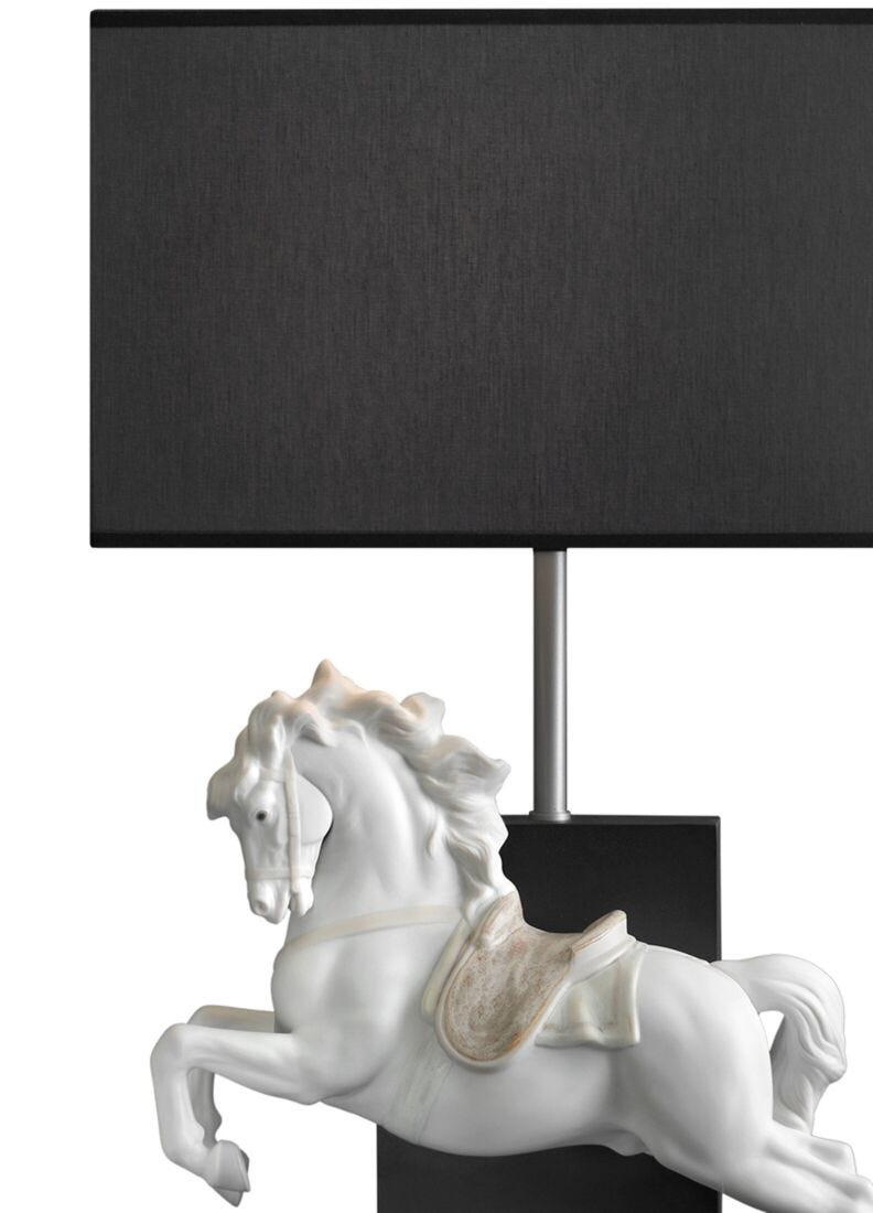 Lladró - Horse on Courbette Table Lamp